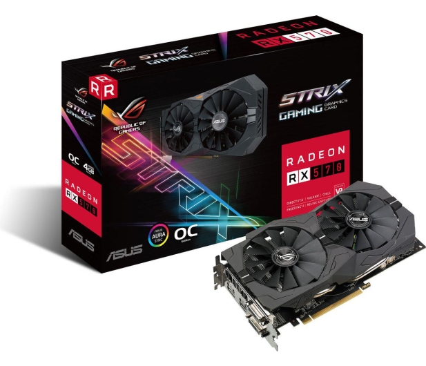ASUS Radeon ROG-STRIX-RX570-O4G-GAMING - 361264 - zdjęcie